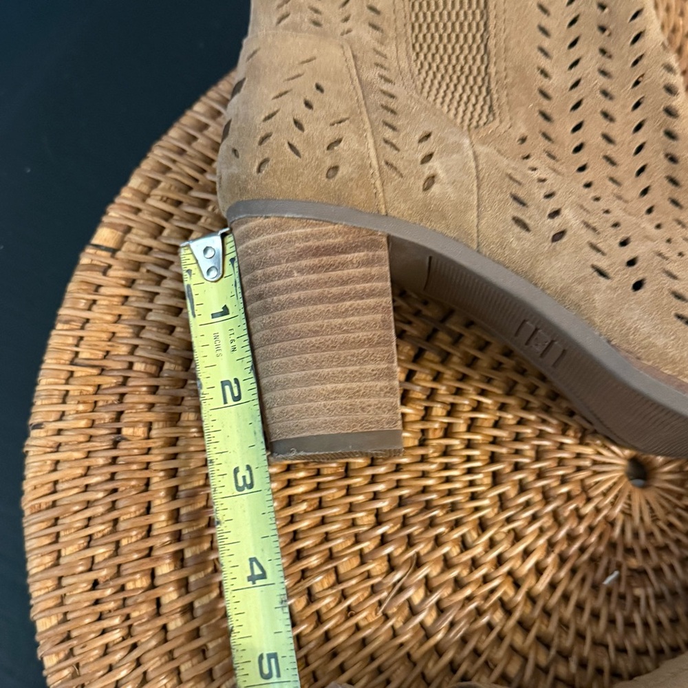 TOMS Peep-Toe Ankle Boots - Picture 8 of 10